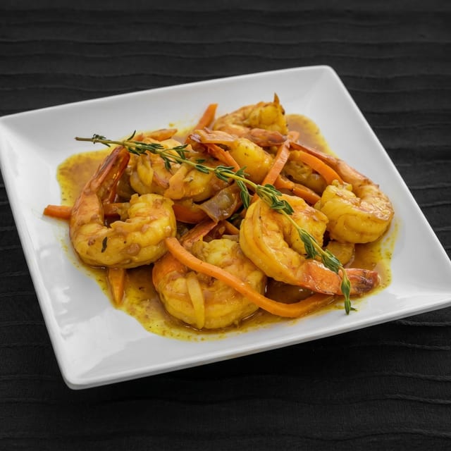 Shrimp Roti - Curry or Jerk.