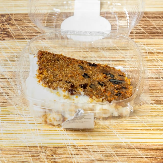 Carrot Cake with Nuts and Raisins.