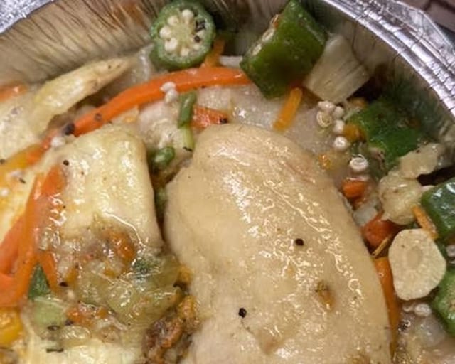 Steamed Fish.