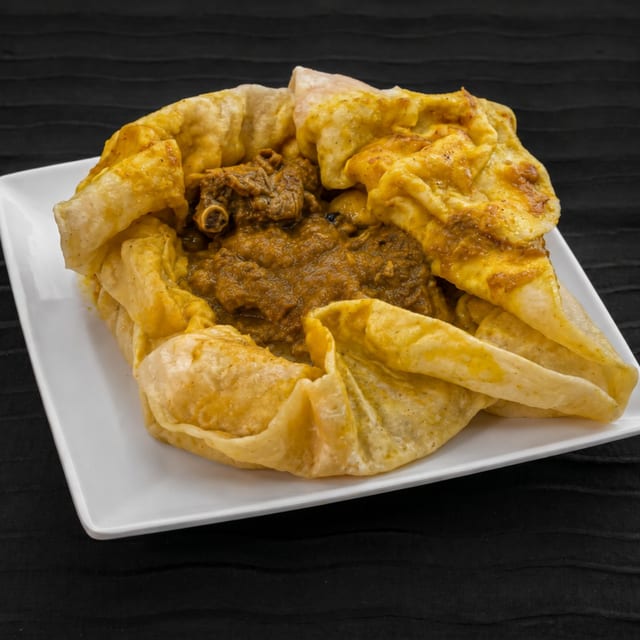 Cool Curry Chicken Roti.