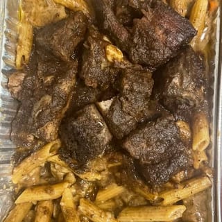 Jerk Ribs with Rasta Pasta
