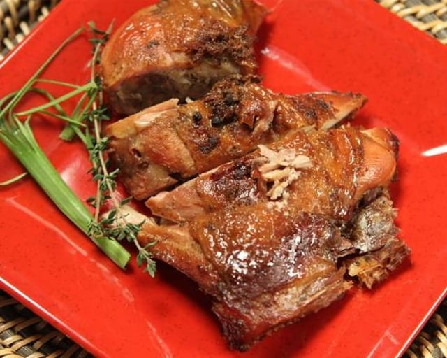 Jerk Chicken Wing Entree.